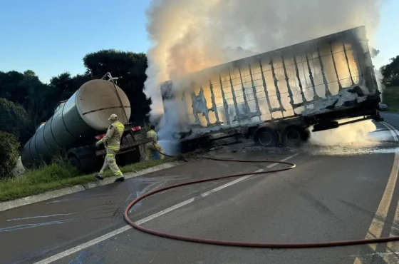 Colisão Frontal e Incêndio Causam Morte de Motoristas