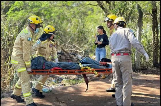 Homem encontrado morto em córrego em Maringá.