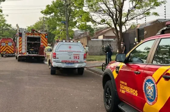 Mulher morre após incêndio em residência em Maringá